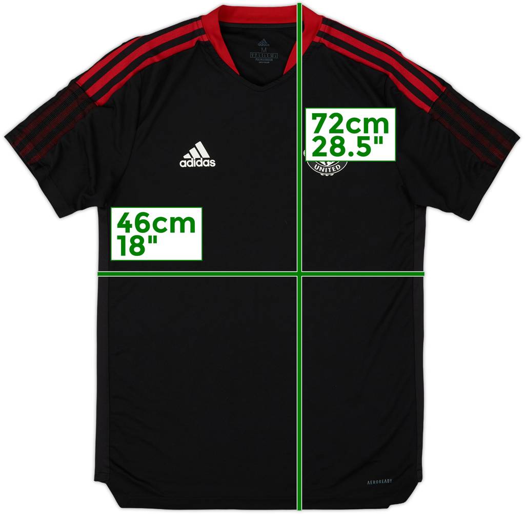 2021-22 Manchester United adidas Training Shirt - 9/10 - (M)