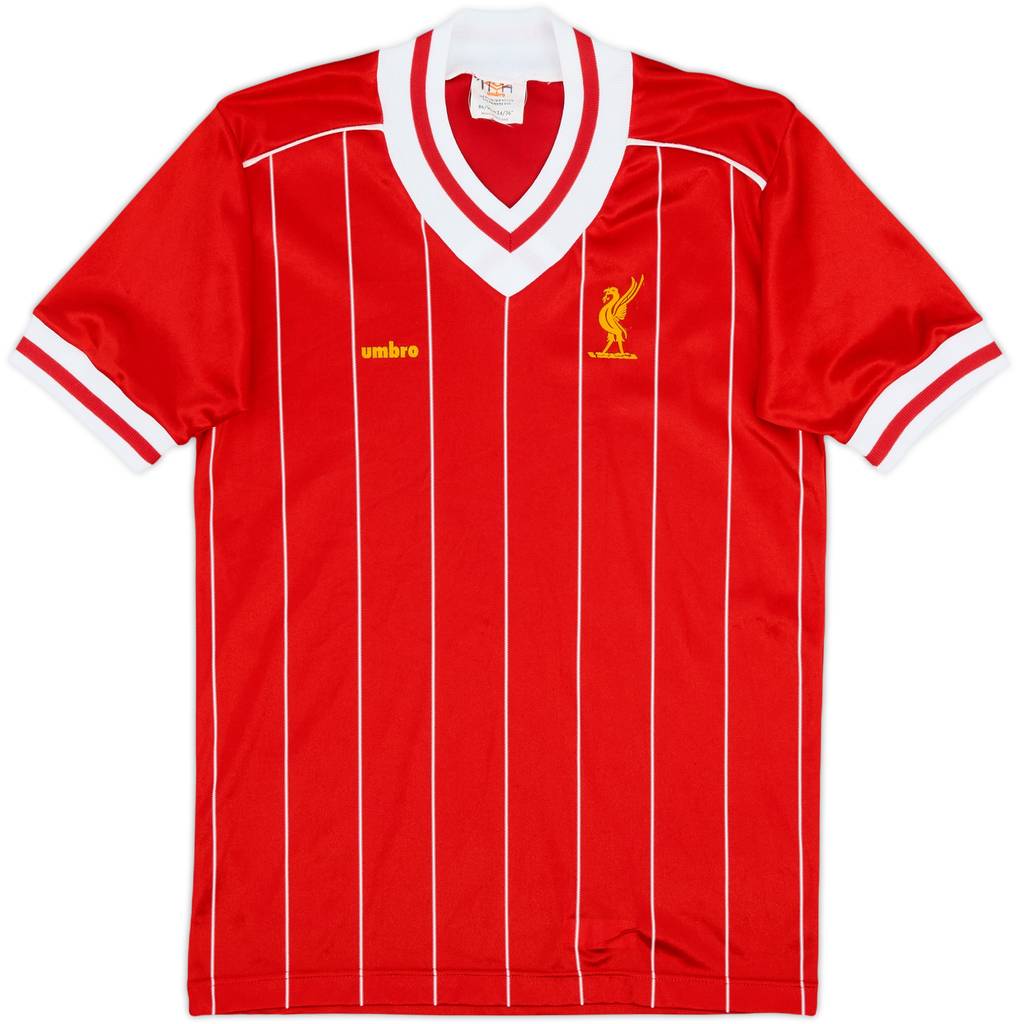 1982-85 Liverpool Home Shirt - 4/10 - (S)