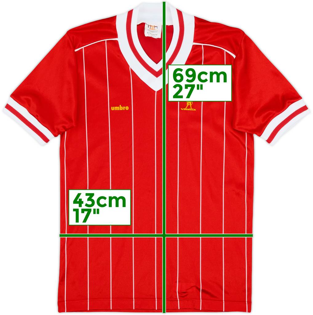 1982-85 Liverpool Home Shirt - 4/10 - (S)
