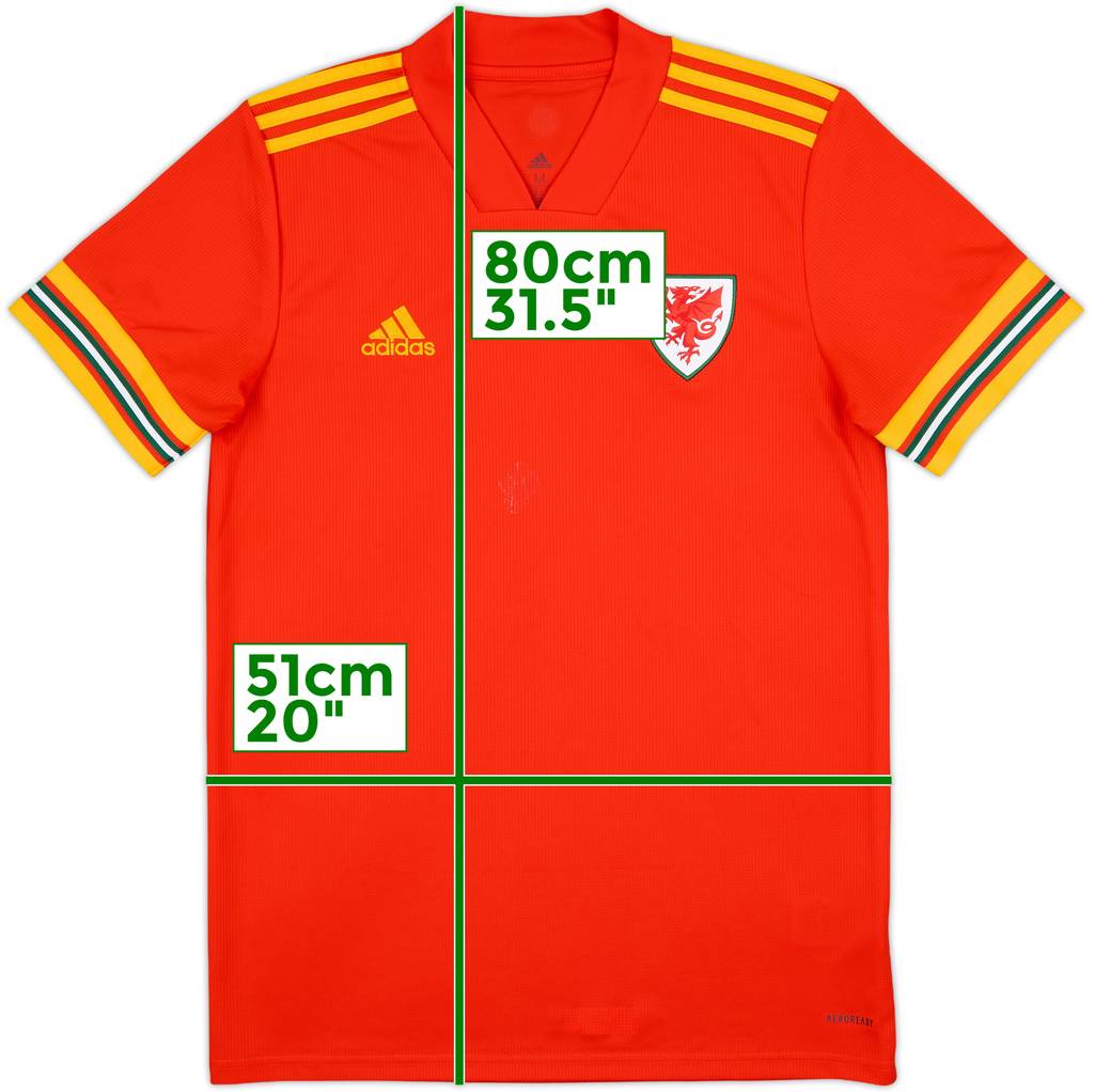2020-21 Wales Home Shirt - 7/10 - (M)