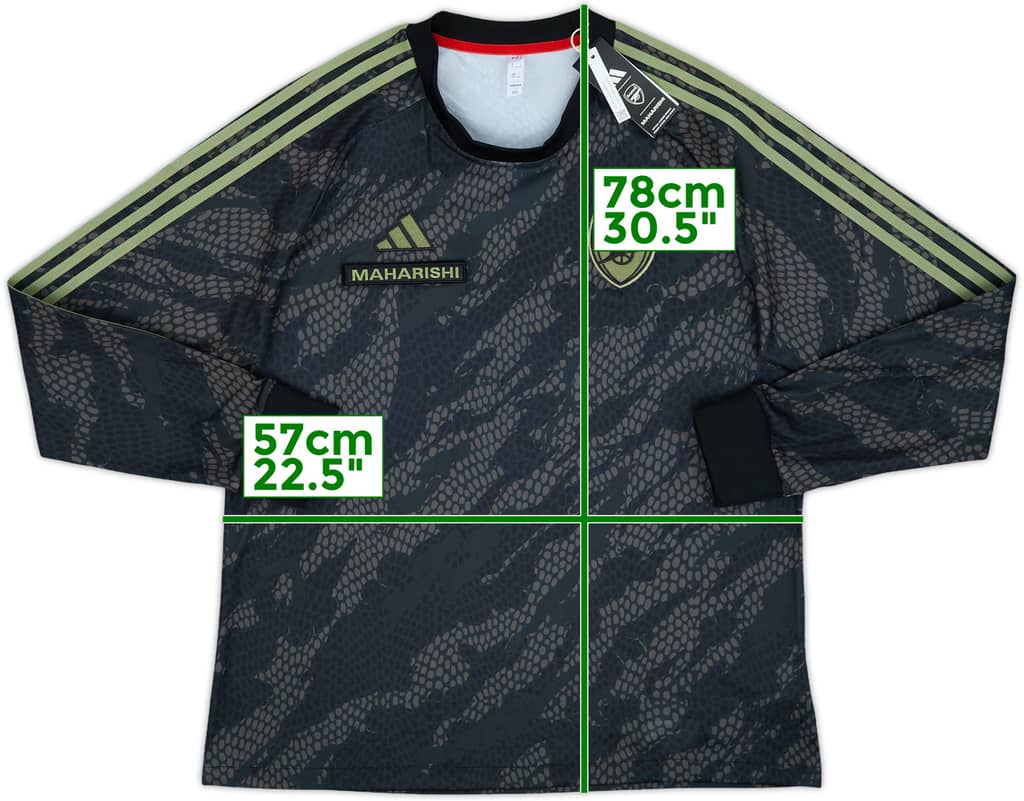 2023-24 Arsenal adidas Maharishi Training L/S Shirt (XL)