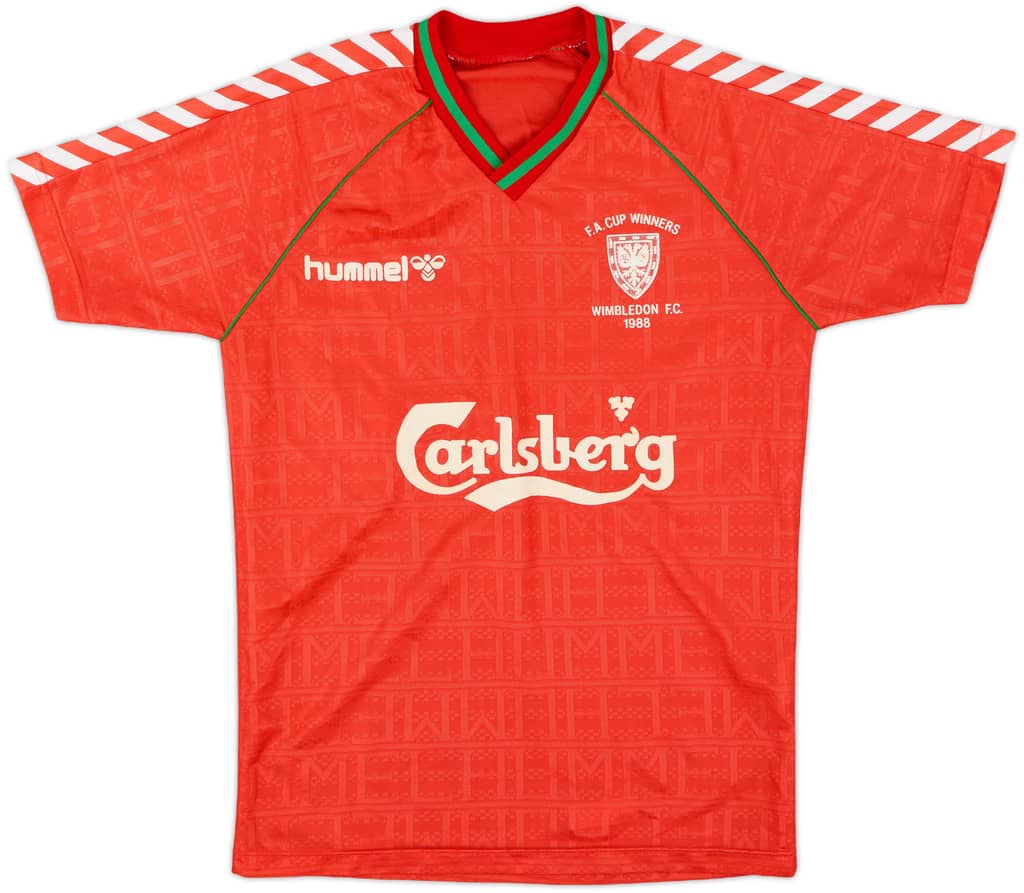 1988-89 Wimbledon 'FA Cup Winners' Away Shirt - 9/10 - (S)