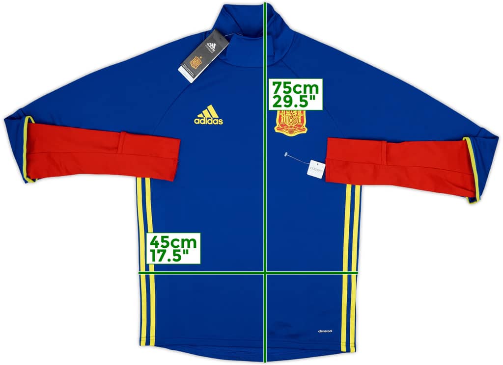 2015-16 Spain adidas Drill Top (S)