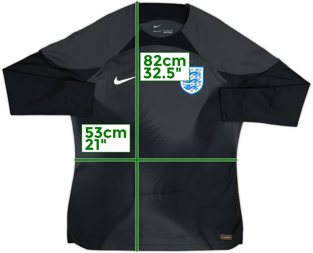 2020-24 England Authentic GK Shirt - 8/10 - (XL)