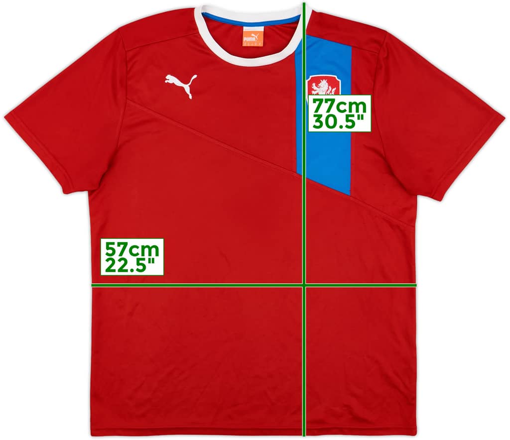2012-13 Czech Republic Home Shirt - 7/10 - (XL)