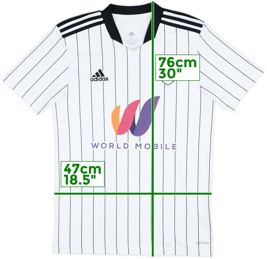 2021-22 Fulham Home Shirt - 7/10 - (S)