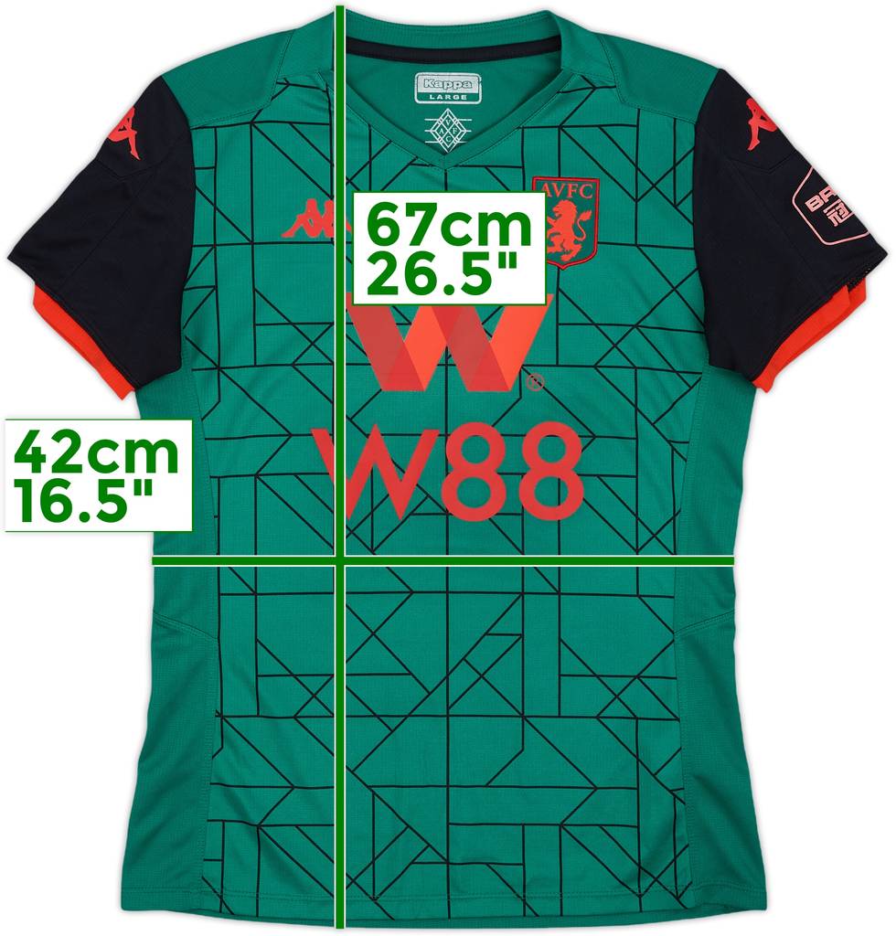 2019-20 Aston Villa Third Shirt - 9/10 - (Women's L)