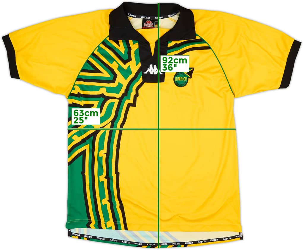 1998-00 Jamaica Home Shirt - 8/10 - (XL)