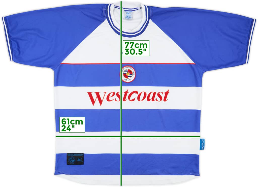 1999-01 Reading Home Shirt - 8/10 - (XXL)