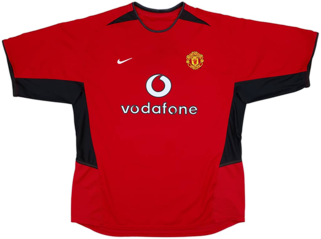 2002-04 Manchester United Home Shirt - 6/10 - (XL)