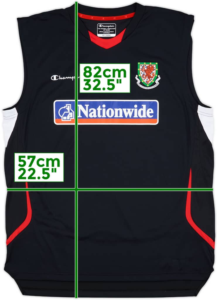 2008-10 Wales Champion Training Vest - 6/10 - (XXL)