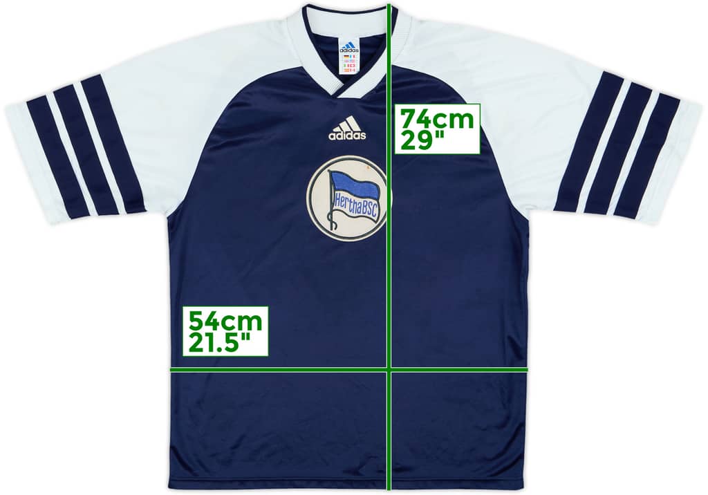 1998-99 Hertha Berlin adidas Training Shirt - 6/10 - (M)