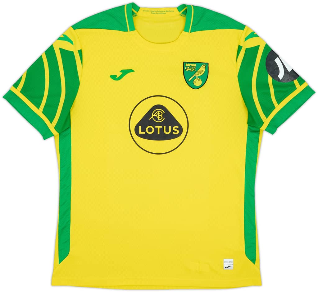 2021-22 Norwich Home Shirt - 7/10 - (L)