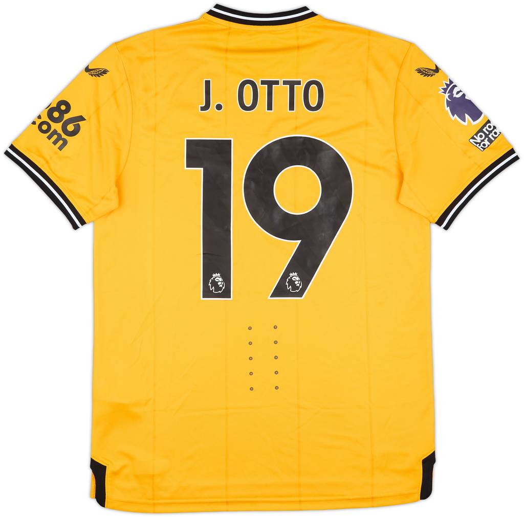 CHANGE PHOTOS - 2023-24 Wolves Match Issue Home Shirt J.Otto #19