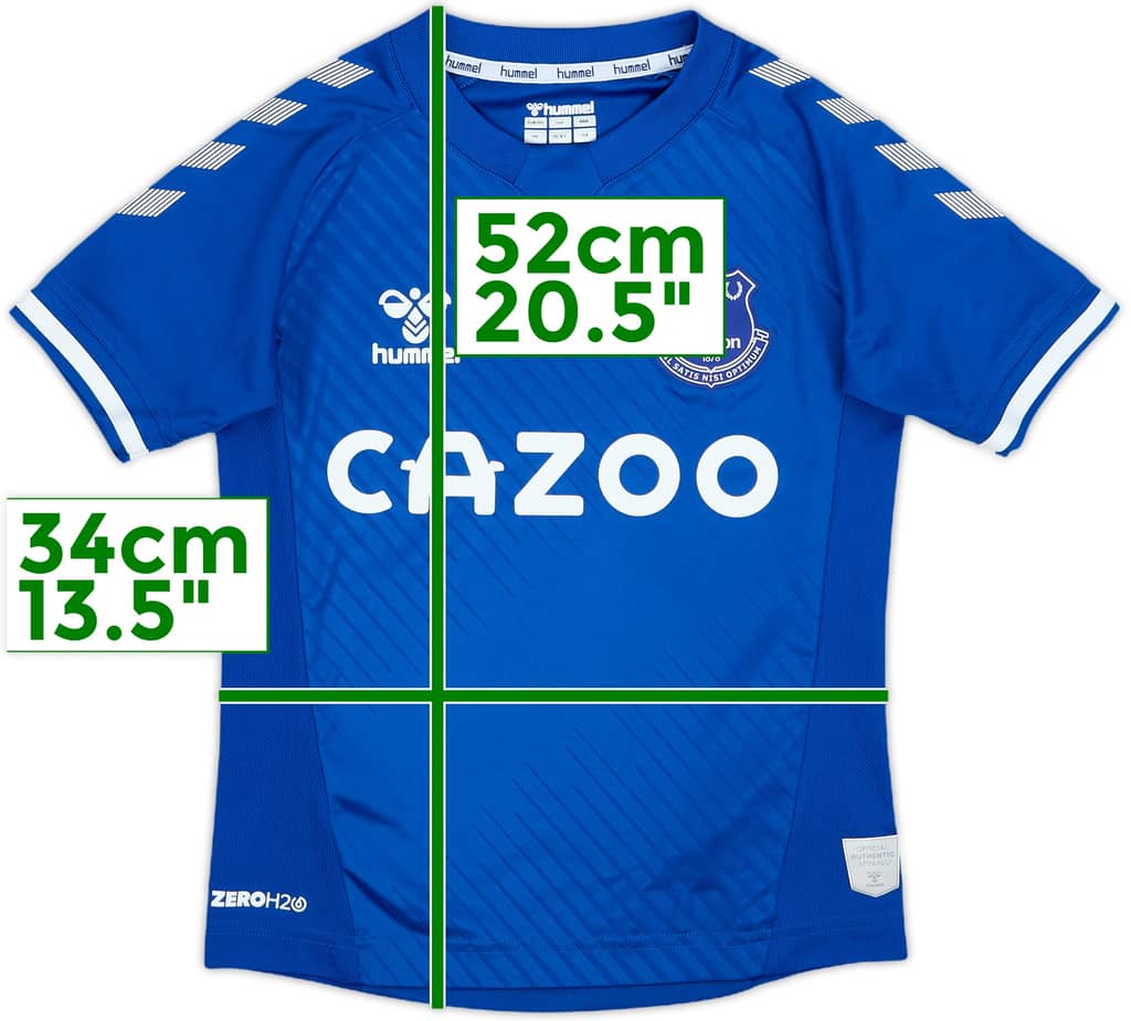 2020-21 Everton Home Shirt - 9/10 - (S.Boys)