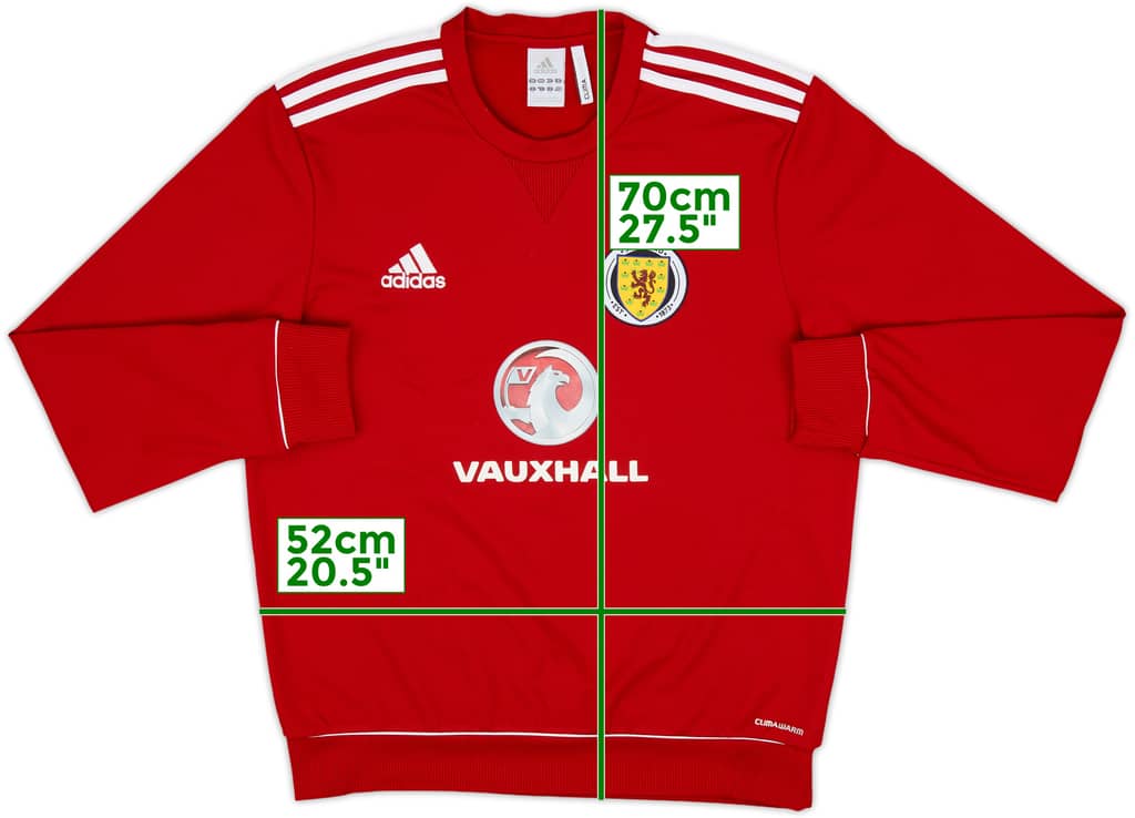 2011-12 Scotland adidas Sweat Top - 10/10 - (L)