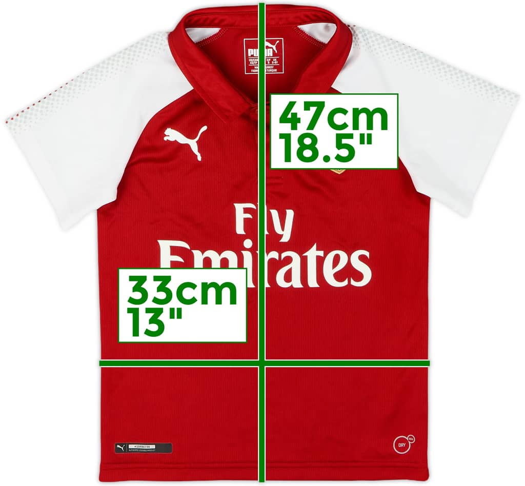 2017-18 Arsenal Home Shirt - 8/10 - (5-6 Years)