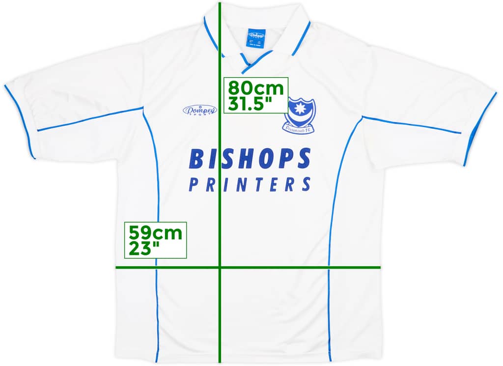 2000-02 Portsmouth Away Shirt - 8/10 - (XL)