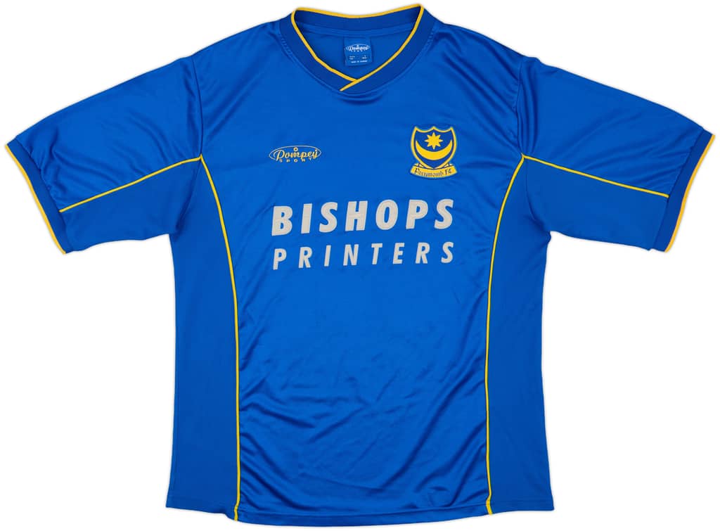 2000-02 Portsmouth Home Shirt - 8/10 - (L)