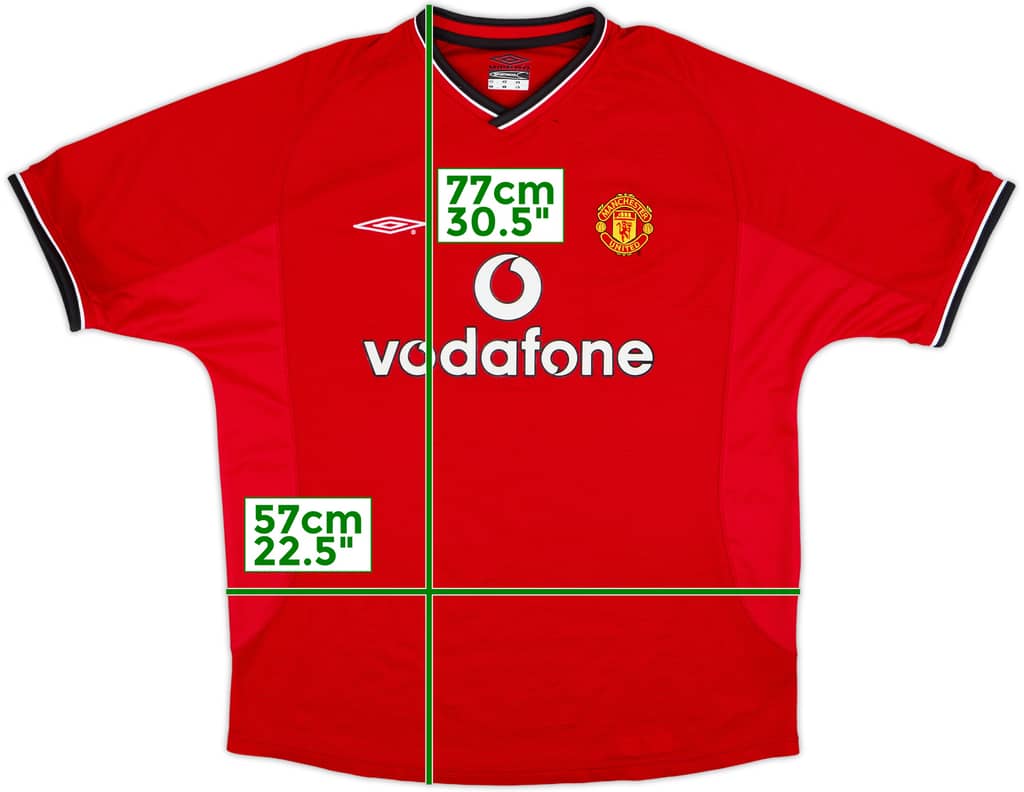 2000-02 Manchester United Home Shirt - 5/10 - (L)