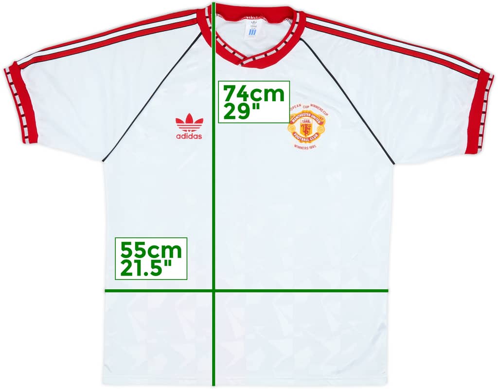1991 Manchester United ECWC Shirt - 9/10 - (L)