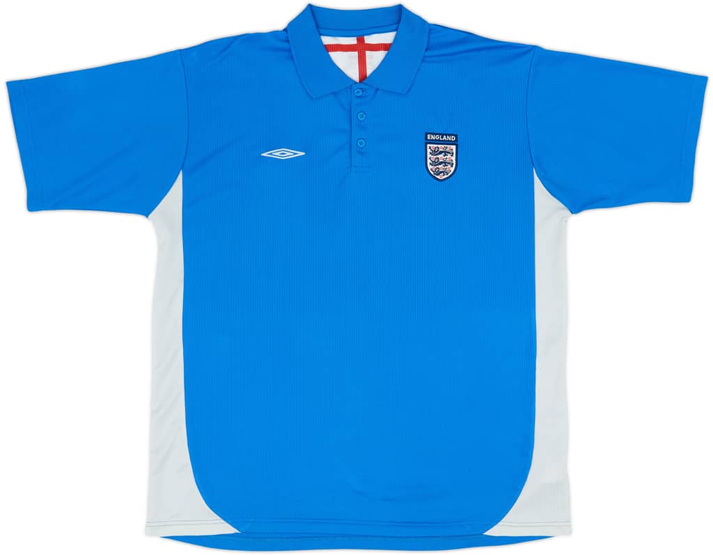 2008-09 England Umbro Polo Shirt - 8/10 - (XL)