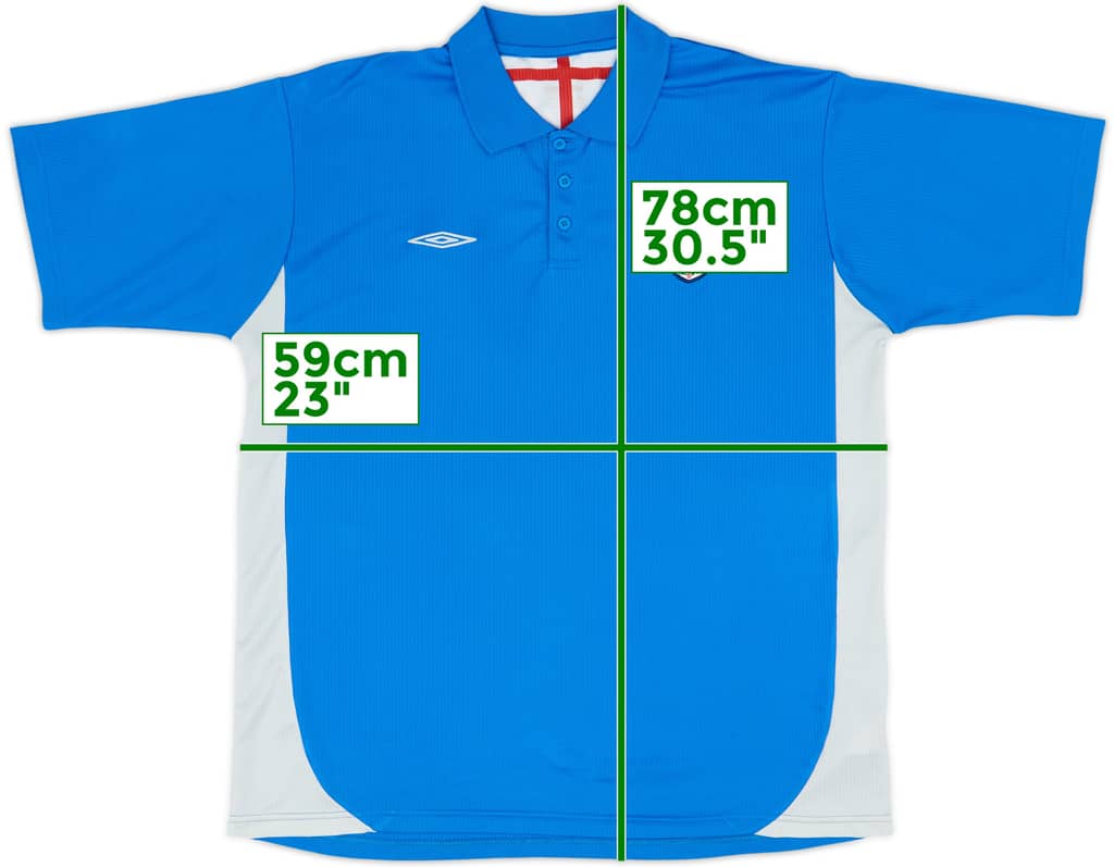 2008-09 England Umbro Polo Shirt - 8/10 - (XL)