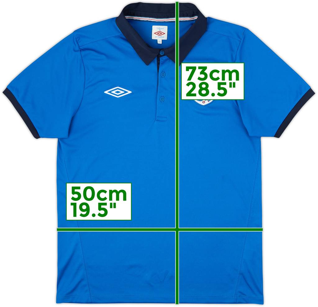 2010-11 England Umbro Training Shirt - 9/10 - (M)