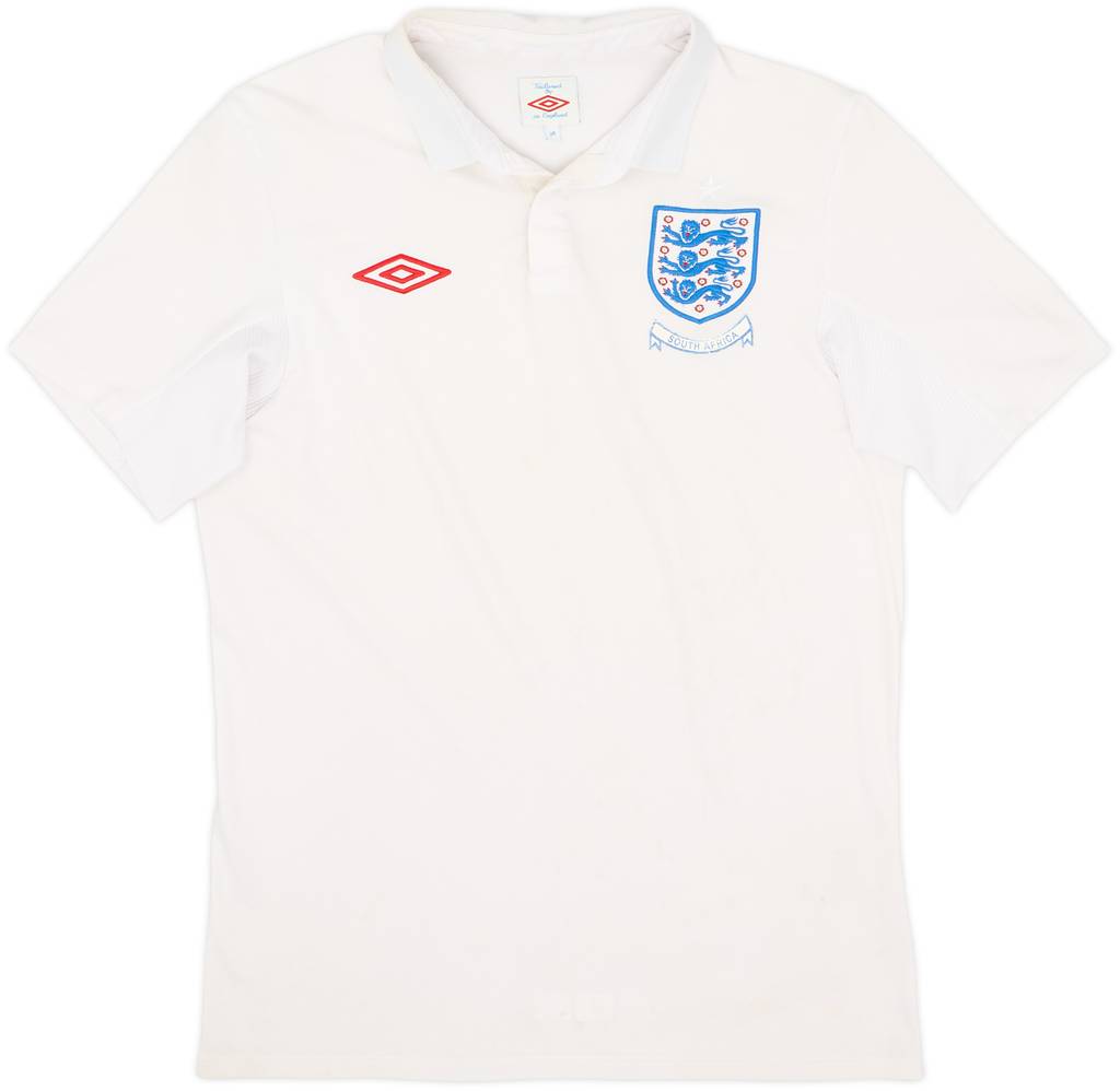 2010-11 England Home Shirt - 5/10 - (S)