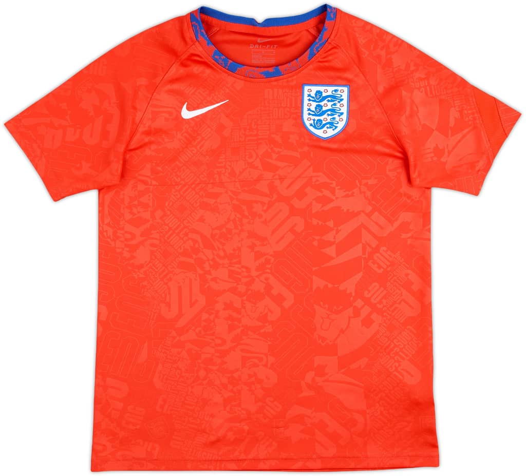 2020-22 England Nike Training Shirt - 5/10 - (L.Boys)