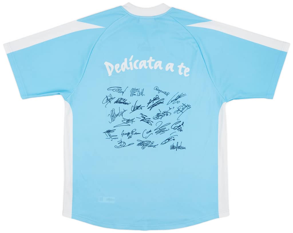 2003-04 Lazio 'Signed' Basic Home Shirt - 8/10 - (M)