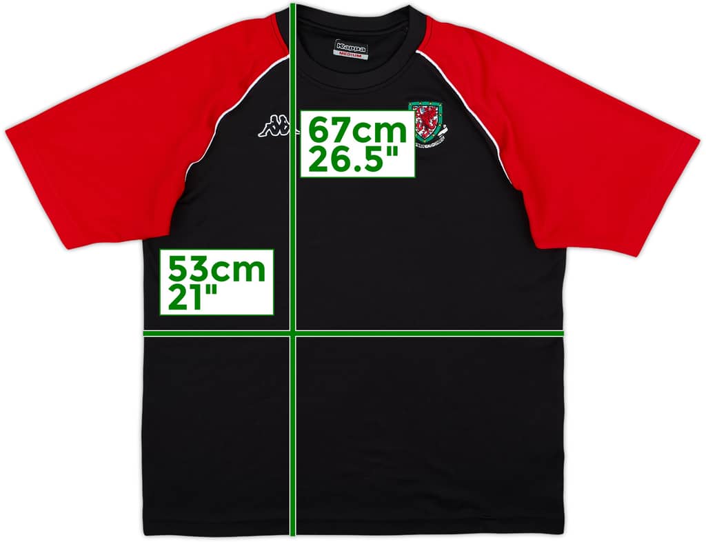 2004-05 Wales Kappa Training Shirt - 10/10 - (M)