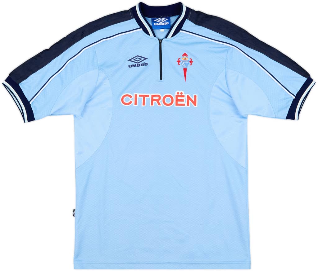1999-01 Celta Vigo Home Shirt - 9/10 - (S)
