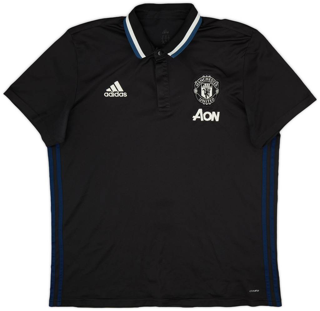 2016-17 Manchester United adidas Polo Shirt - 8/10 - (L)