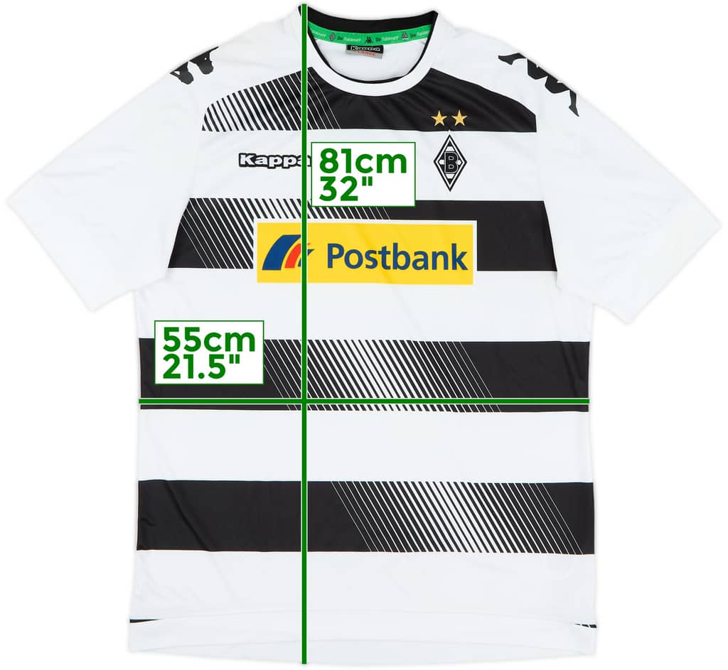 2016-17 Borussia Monchengladbach Home Shirt - 10/10 - (XL)