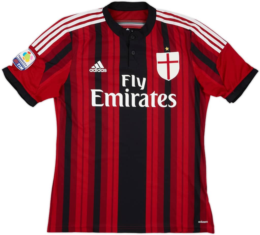 2014-15 AC Milan Match Issue Home Shirt #6