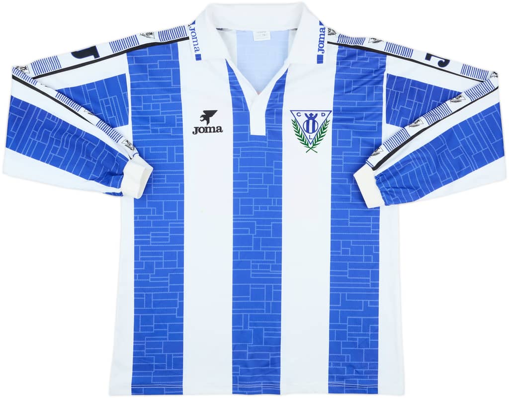 1996-97 CD Leganes Match Issue Home L/S Shirt #15