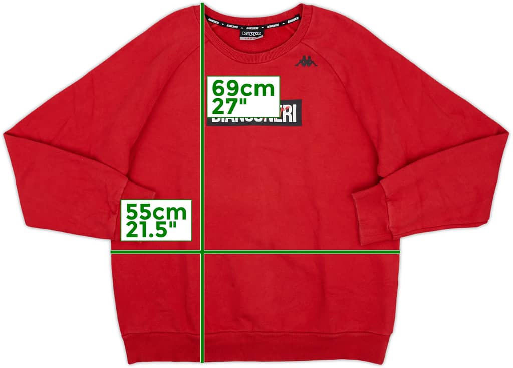 2018-19 Juventus Kappa Sweat Top - 8/10 - (L)