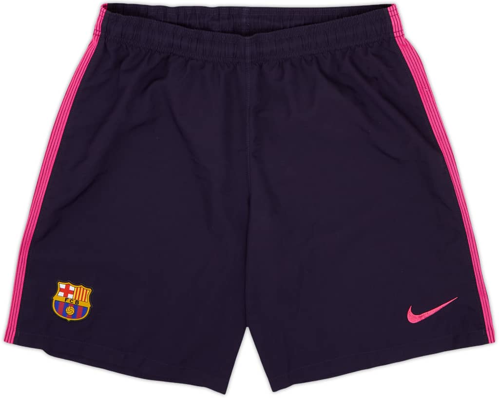 2016-17 Barcelona Away Shorts - 8/10 - (L)