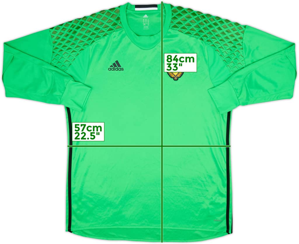 2016-17 Belgium Authentic GK Shirt - 9/10 - (XL)