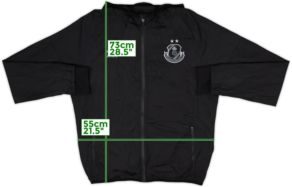 2023-24 Shamrock Rovers Umbro Hooded Rain Jacket - 8/10 - (L)