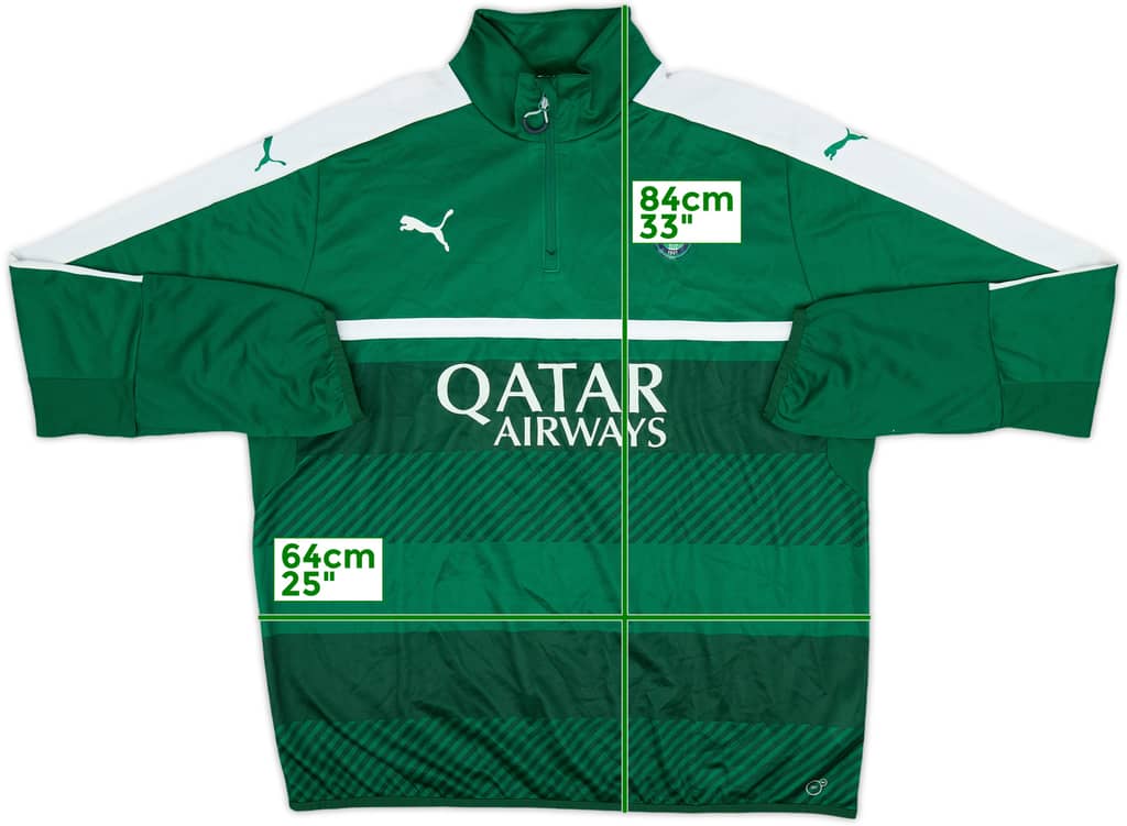 2016-17 Al-Ahli Puma 1/4 Zip Drill Top - 7/10 - (3XL)