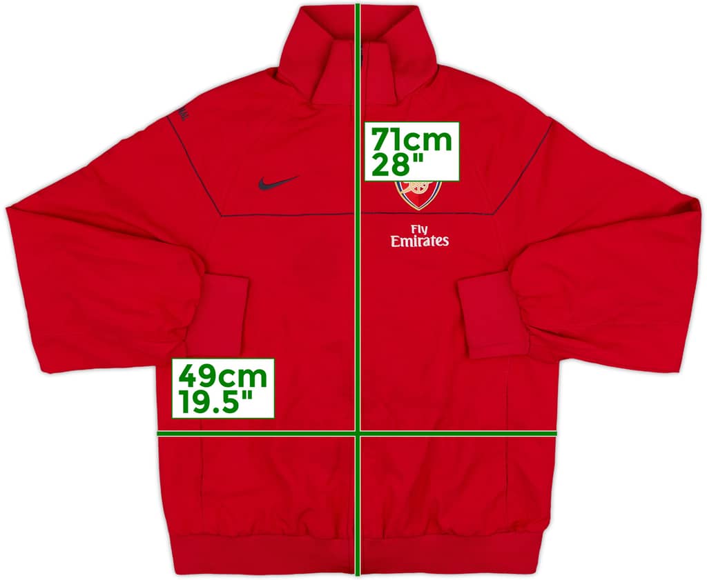 2008-09 Arsenal Nike Track Jacket - 8/10 - (XL.Boys)