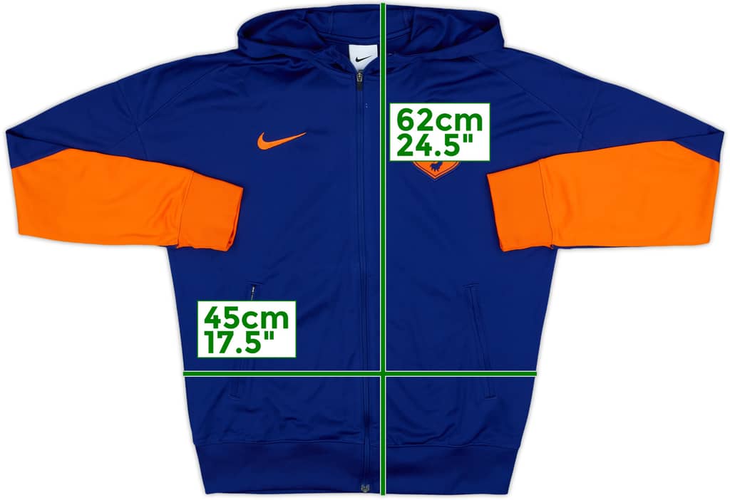 2024-25 Netherlands Nike Hooded Track Jacket - 8/10 - (S)