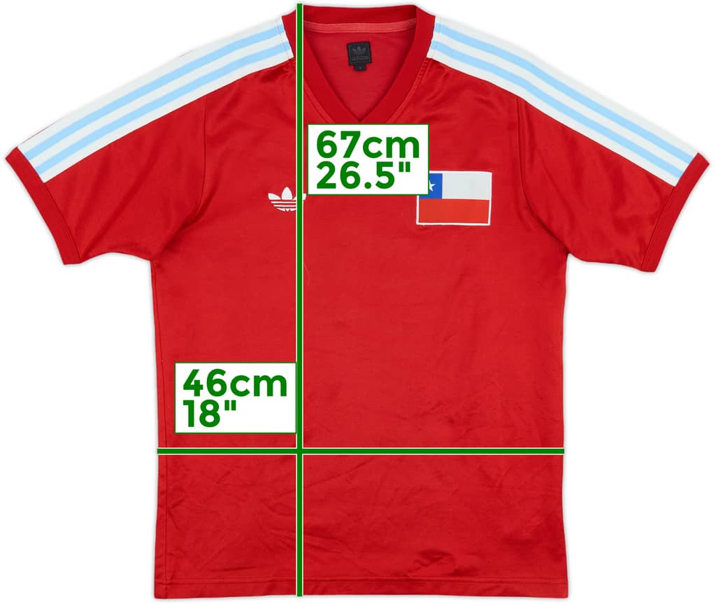 2003-04 Chile adidas Originals Retro Home Shirt #10 - 9/10 - (S)