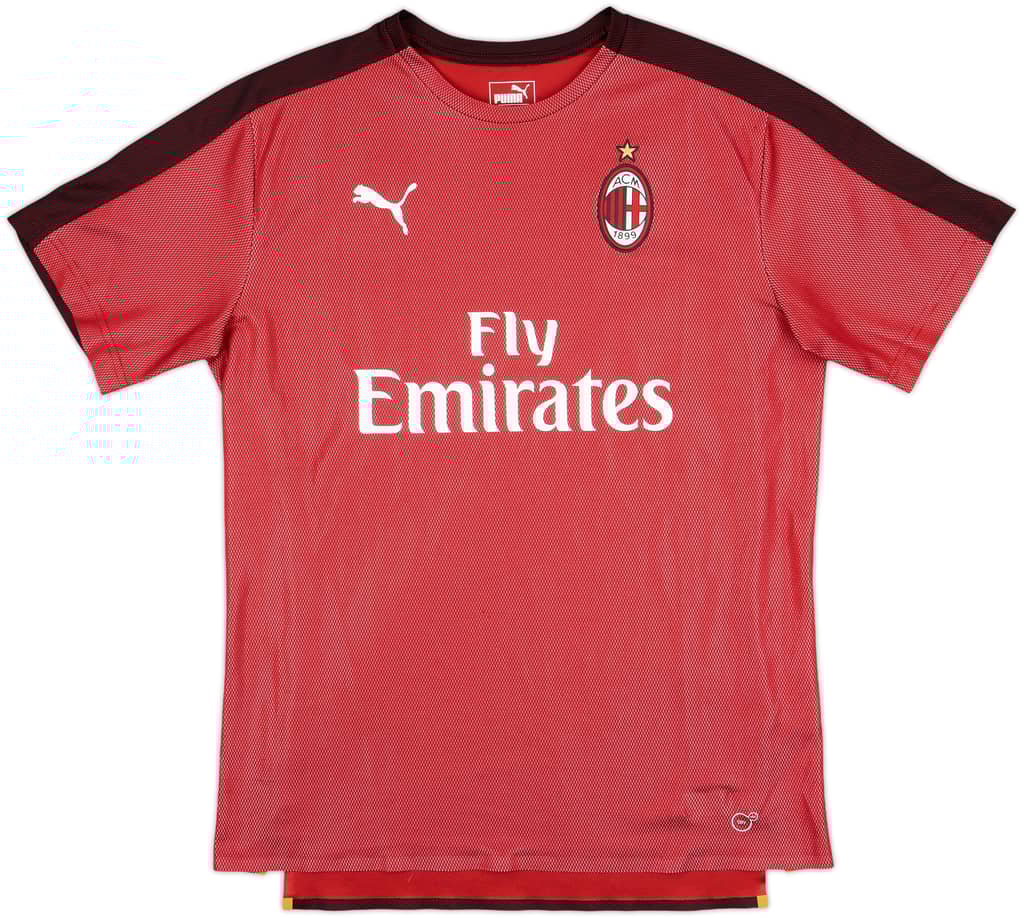 2018-19 AC Milan Puma Training Shirt - 10/10 - (L)