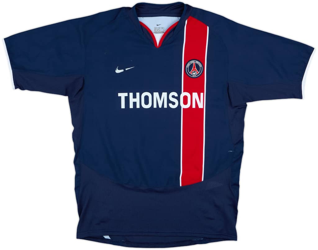 2003-04 Paris Saint-Germain Home Shirt - 5/10 - (XL.Boys)