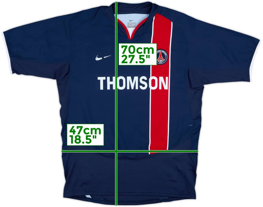 2003-04 Paris Saint-Germain Home Shirt - 5/10 - (XL.Boys)