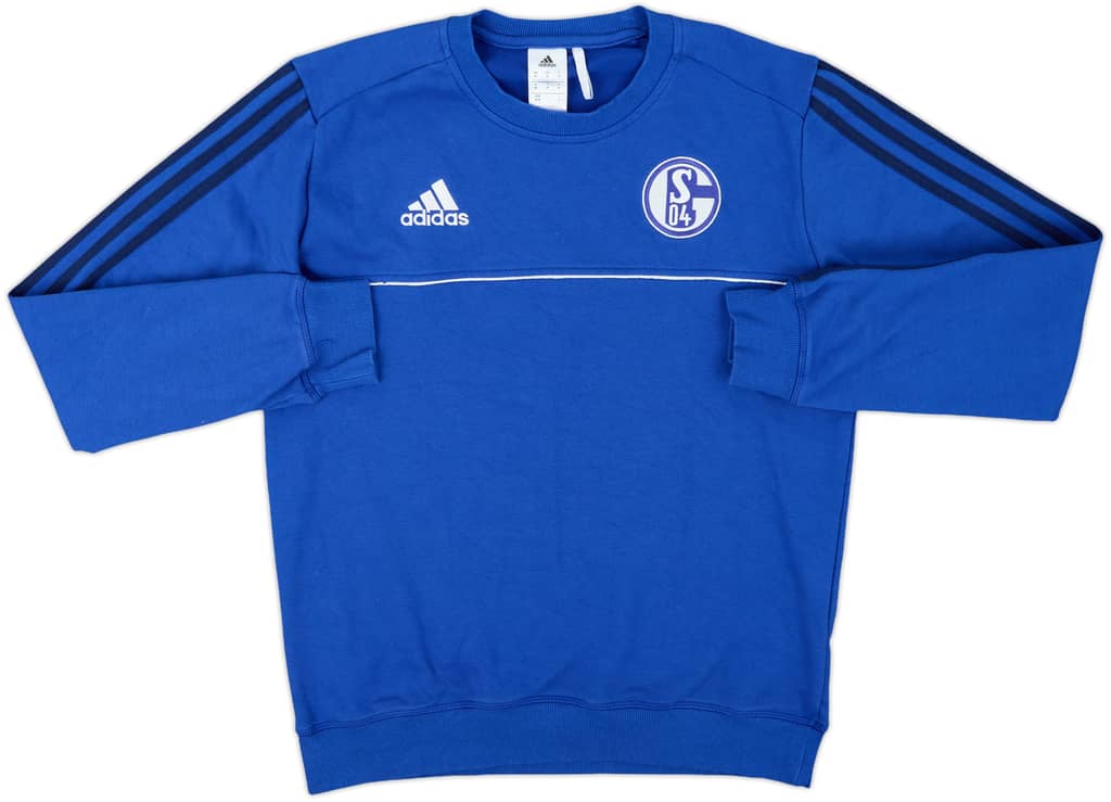 2017-18 Schalke adidas Sweat Top - 8/10 - (M)
