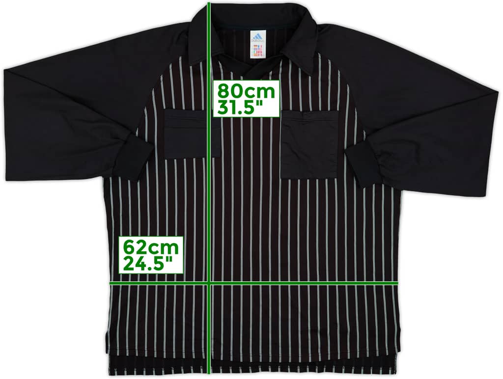 1990s adidas Referee L/S Shirt - 9/10 - (XL)